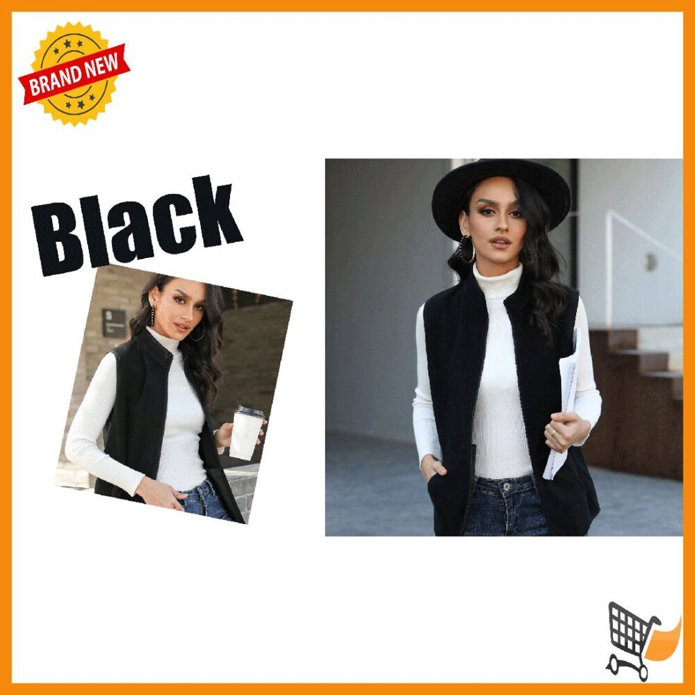 Lightweight Fleece Vest with 6 Pockets for Work & Outdoor Layering - Picture 8 of 8